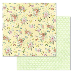 Набор бумаги 30,5х30,5 см "Улыбка весны", 12 листов (ScrapMania)