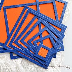 Нож "Квадрат со строчкой", 12,3х12,3 см (ScrapMania)