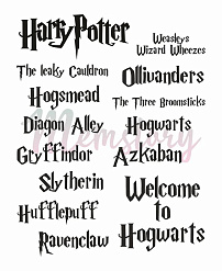 Штамп "Harry Potter", 4,5х1,9 см (Memstory)