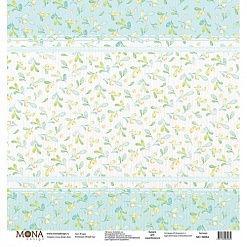 Набор бумаги 30х30 см "Новый год", 9 листов (MonaDesign)