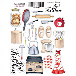 Наклейки 16х21,5 см "Soul kitchen 2" (Фабрика Декору)