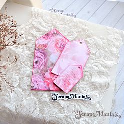 Нож "Теги с сеточкой", 5,2х9,2 см (ScrapMania)