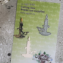 Нож "Старый замок. Свеча", 4,5х3,2 см (AgiArt)