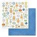 Набор бумаги 20х20 см "Роботы", 12 листов (ScrapMania)
