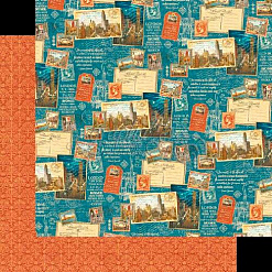 Набор бумаги 20х20 см "City scapes. Городские пейзажи", 24 листа (Graphic 45)