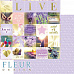 Набор бумаги 30х30 см "Pretty violet", 6 листов (Fleur-design)