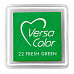 Подушечка чернильная пигментная Versacolor, размер 2,5х2,5 см, цвет майская зелень
