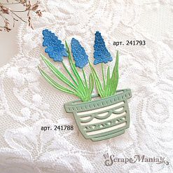 Нож "Первоцветы. Мускари", 3,6х7,8 см (ScrapMania)