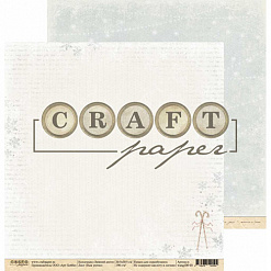 Набор бумаги 30х30 см "Зимний ангел", 14 листов (CraftPaper)
