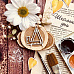 Чипборд "Циркуль", 3х4 см (WoodHome)