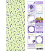 Лист с картинками 10х30 см "Лавандовый вечер. Карточки мини" (ScrapMania)