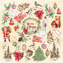 Бумага "Christmas story. Картинки для вырезания" (Summer Studio)