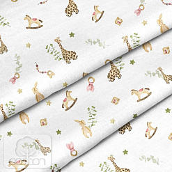 Отрез ткани 79х50 см "Детский мир" (Cotton)