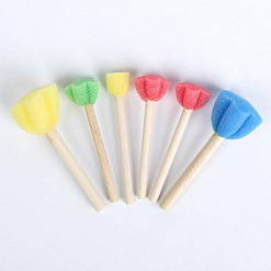 Набор спонжиков на ручке "Art tools. Цветочек", 6 штук