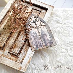 Нож "Окна. Королевский витраж", 4,5х7,8 см (ScrapMania)