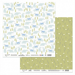 Набор бумаги 15х15 см "Моя ягодка", 12 листов (Mr.Painter)