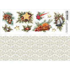 Лист с картинками 10х30 см "Зимние композиции" (ScrapMania)