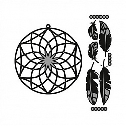 Набор ножей для вырубки и тиснения "Ловец снов" (Marianne design)