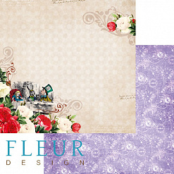 Набор бумаги 15х15 см "В стране чудес", 24 листа (Fleur-design)