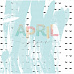 Набор бумаги 15х15 см "Мегаполис", 13 листов (April Paper)