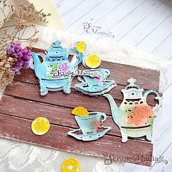 Нож "Чаепитие. Чай с лимоном", 5,9х6,4 см (ScrapMania)