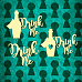 Набор украшений из чипборда "Drink Me" (Muscari)