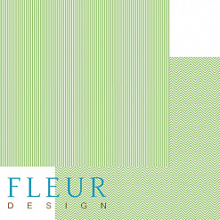 Бумага "Чисто и просто, базовая. Светлая зелень" (Fleur-design)