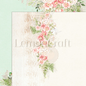 Бумага "Raspberry Garden 06" (Lemon Craft)