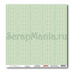 Бумага с жемчужным эффектом "Бордюры" (ScrapBerry's)