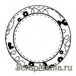 Штамп "Журналинг круглый" (Скрапклуб)