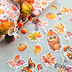 Набор высечек "Autumn life", 43 шт (Fox)