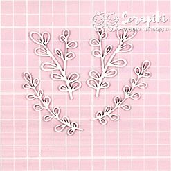 Чипборд "Веточки", 3,3х6 см (Scrapiki)