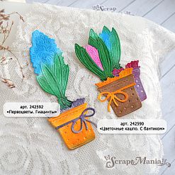 Нож "Первоцветы. Гиацинты", 2,9х8,3 см (ScrapMania)