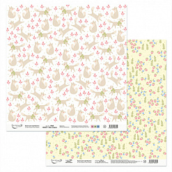 Набор бумаги 15х15 см "Моя ягодка", 12 листов (Mr.Painter)