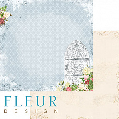 Набор бумаги 15х15 см "Веление сердца", 24 листа (Fleur-design)