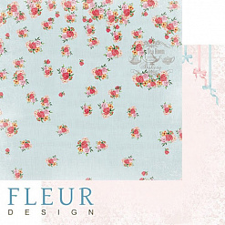 Набор бумаги 20х20 см "Зефир", 12 листов (Fleur-design)