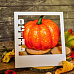 Чипборд "Рамка. Полароид. Осень", 10х11 см (WoodHome)