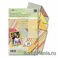 Набор подложек 12х17 см "Коллаж" (K&Company)