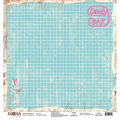 Набор бумаги 30х30 см "Ретро кафе", 11 листов (MonaDesign)