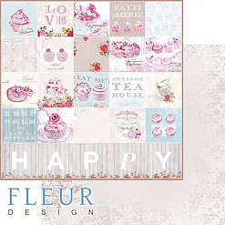 Бумага "Зефир. Надписи" (Fleur-design)