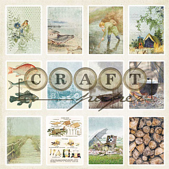 Бумага "Хочу в поход. Карточки" (CraftPaper)