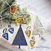 Нож "Елочка с подвесками", 5,8х9,4 см (ScrapMania)