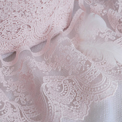 Кружево "Blumarine. Нежно-розовое", ширина 13 см, длина 1 м (Pty Турция)