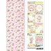 Лист с картинками 10х30 см "Улыбка весны. Карточки мини" (ScrapMania)
