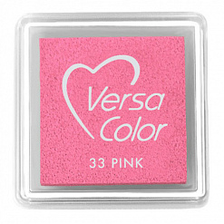 Подушечка чернильная пигментная Versacolor, размер 2,5х2,5 см, цвет розовый