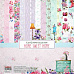 Набор бумаги 30х30 см "Home sweet home. Милый дом" на английском, 8 листов (ScrapBerry's)