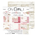 Набор бумаги 30х30 см "Oh, Girl!", 6 листов (CraftO'clock)