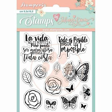 Штамп "La vida", 3,5х4 см (Stamperia)