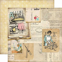 Набор бумаги 30х30 см "Homemade with Love", 12 листов (Carta Bella)