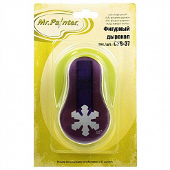 Дырокол Mr.Painter 3,7 см "Снежинка" (Mr.Painter)